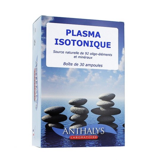 PLASMA EAU DE MER ISOTONIQUE 30 ampoules - Anthalys