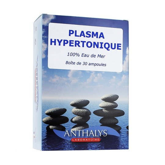 PLASMA EAU DE MER HYPERTONIQUE 30 ampoules - Anthalys