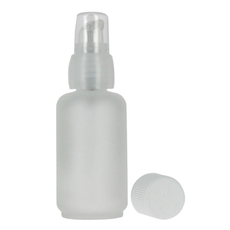 FLACON VERRE + POMPE 50 ml - Huiles végétales - Eolesens FLACON VERRE + POMPE 50 ml - Huiles végétales - Eolesens