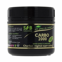 CARBO 2000 - Charbon végétal super activé - Poudre 100 gr - SFB
