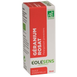 Huile essentielle de Géranium Bourbon Bio - Pelargonium graveloens cv Bourbon - EOLESENS