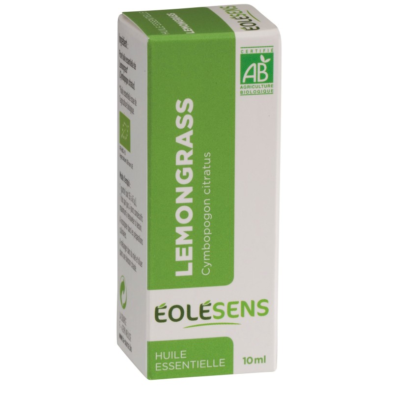 Huile essentielle de LEMONGRASS Bio - Cymbopogon flexuosus - EOLESENS Huile essentielle de LEMONGRASS Bio - Cymbopogon flexuosus - EOLESENS