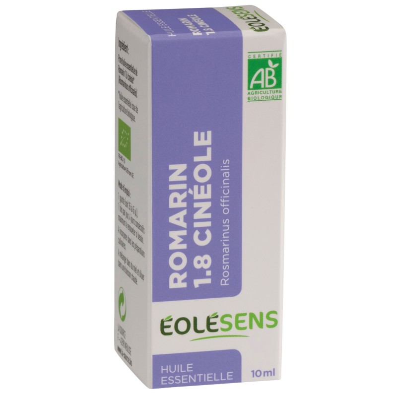 Huile essentielle de ROMARIN A CINEOLE BIO - Rosmarinus officinalis CT cinéole - Eolesens