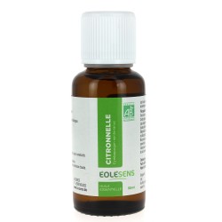 Huile essentielle de Citronnelle Bio - 30 ml - Cymbopogon - EOLESENS
