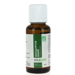 Huile Essentielle d'EUCALYPTUS RADIE 30 ml Bio - Eolesens