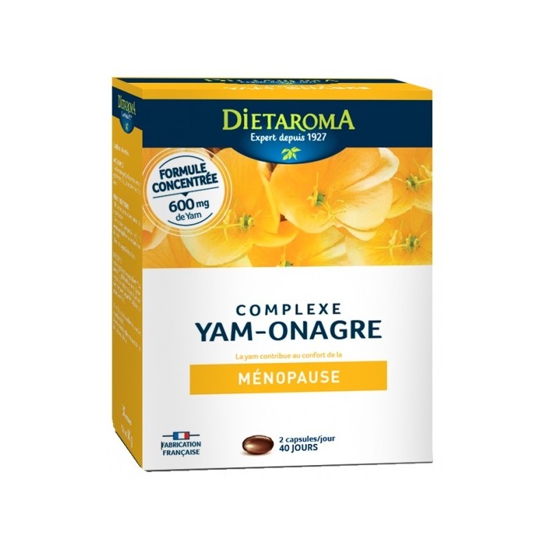 Complexe YAM-ONAGRE - 80 capsules - Dietaroma
