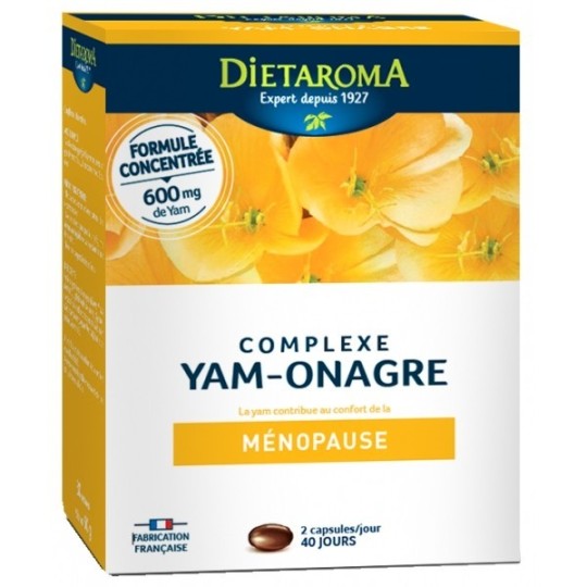Complexe YAM-ONAGRE - 80 capsules - Dietaroma