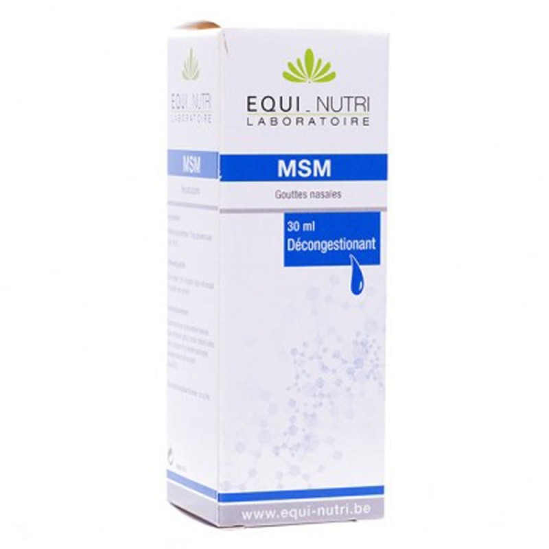 MSM GOUTTES - Solution nasale - Equi-nutri