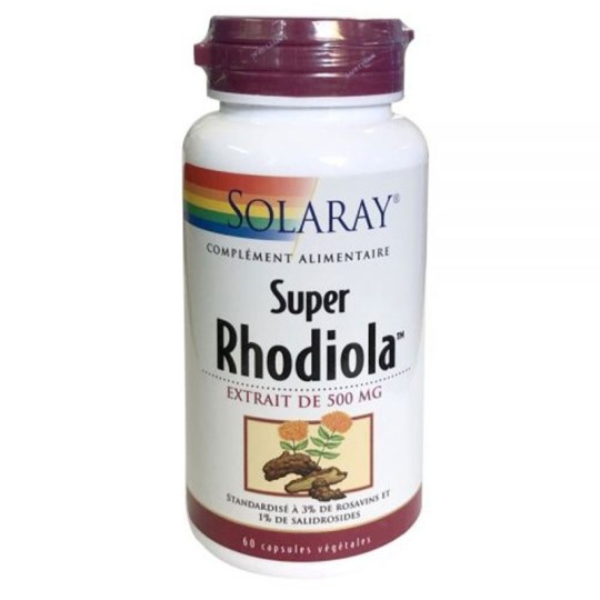 RHODIOLA 500 mg standardisé - Solaray