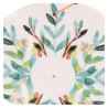 Porte Encens Coupelle Aquarelle (Motifs Feuilles) Porte Encens Coupelle Aquarelle (Motifs Feuilles)