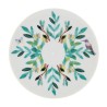 Porte Encens Coupelle Aquarelle (Motifs Feuilles) Porte Encens Coupelle Aquarelle (Motifs Feuilles)