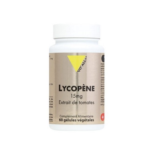 lycopène 15mg 60 gélules Vitall +