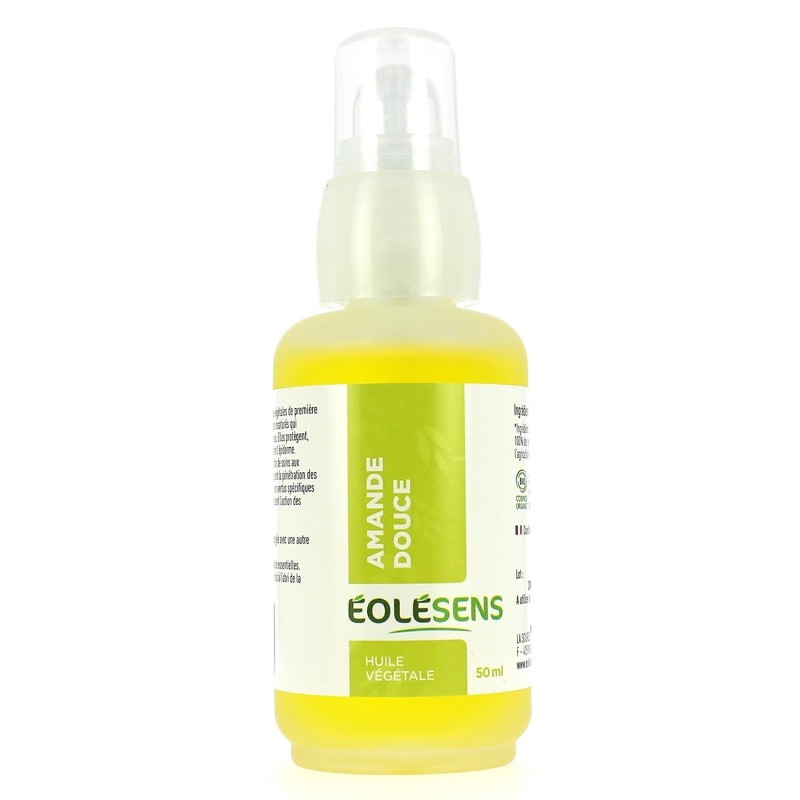 Huile végétale d'AMANDE DOUCE BIO 50ml - Eolesens
