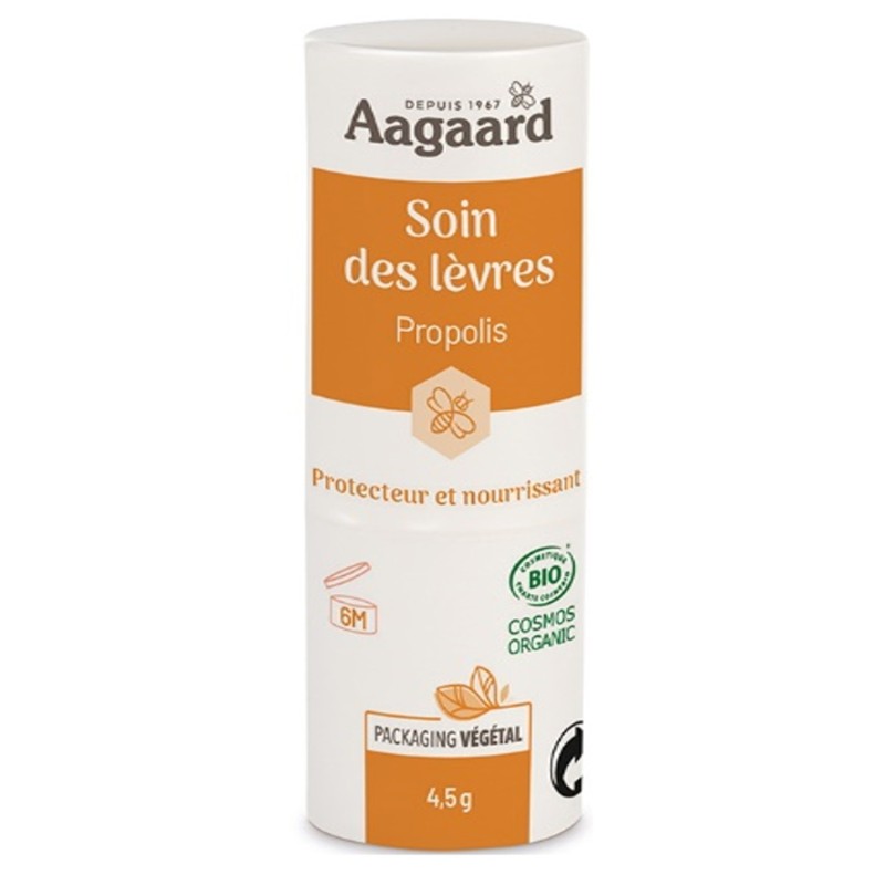 Soin des lèvres Propolis Karité 4.5gr Bio - Aagaard Soin des lèvres Propolis Karité 4.5gr Bio - Aagaard