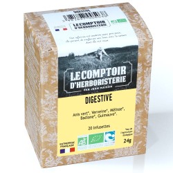 TISANE INFUSETTE DIGESTIVE BIO - Comptoir d'Herboristerie