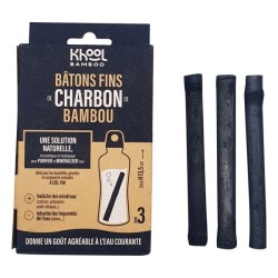 Charbon de Bambou - Bâtons fin x 3 - Khool Bamboo