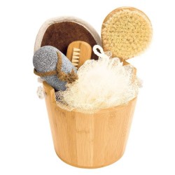 Set cadeau, seau en bambou - Croll & Denecke