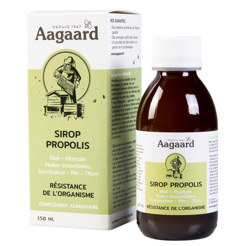 Apais'Toux Aagaard – Sirop pour la toux à la propolis - Flacon de