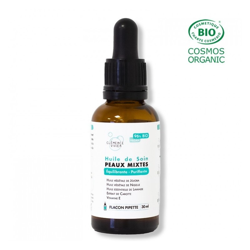 Huile de Soin Peaux Mixtes - Clémence & Vivien