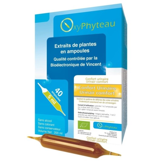 Confort Urinaire Bio en ampoules - Oxyphyteau