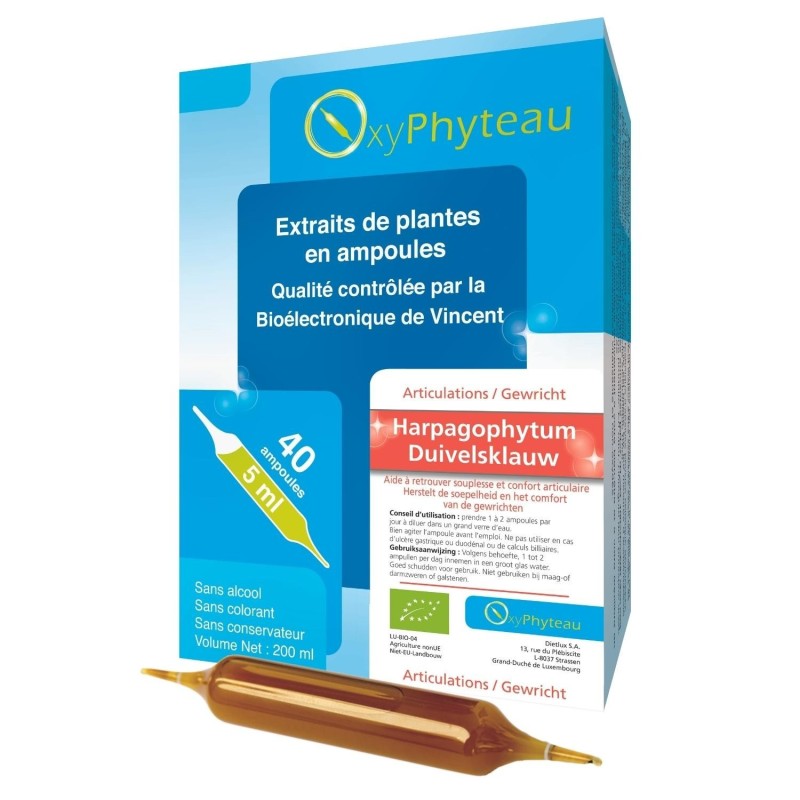 Harpagophytum Bio en Ampoules - Oxyphyteau