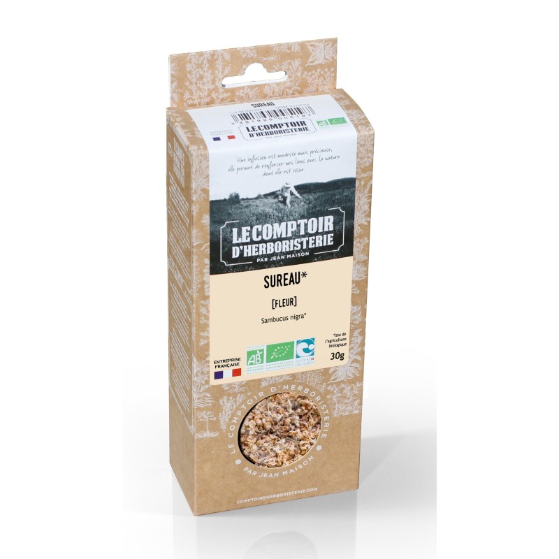 Sureau (Sambucus nigra) 30 gr - Comptoir d'herboristerie Sureau (Sambucus nigra) 30 gr - Comptoir d'herboristerie