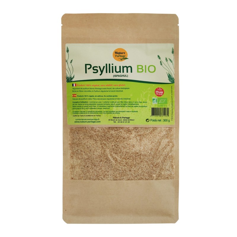 PSYLLIUM BLOND BIO 300 gr - Nature et Partage