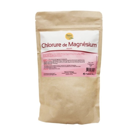Chlorure de Magnésium (Nigari) 500g - Nature et Partage