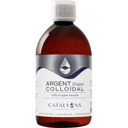 ARGENT COLLOÏDAL 20 ppm 500ml - Catalyons