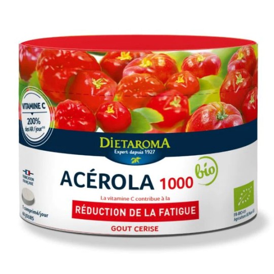 Acérola 1000 Bio 60 comprimés - Dietaroma