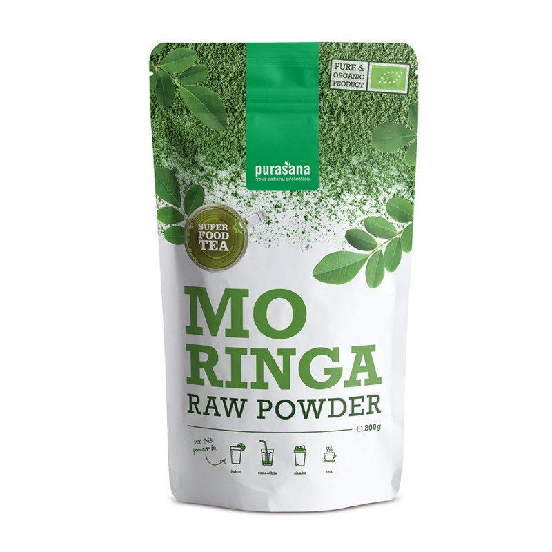 SUPER FOOD Moringa BIO 200gr - Purasana