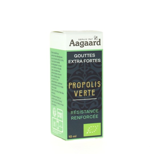 Propolis verte extra fortes - Gouttes 10 ml - Aagaard