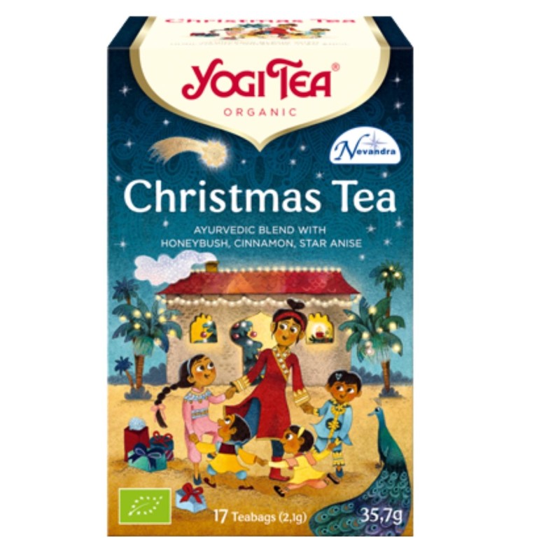 CHRISTMAS TEA BIO - Boîte de 17 sachets d'infusion - 37,4 g -YOGI TEA