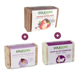 Lot Savons lait de jument +...