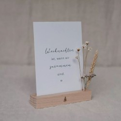 Porte-carte et porte-fleurs...